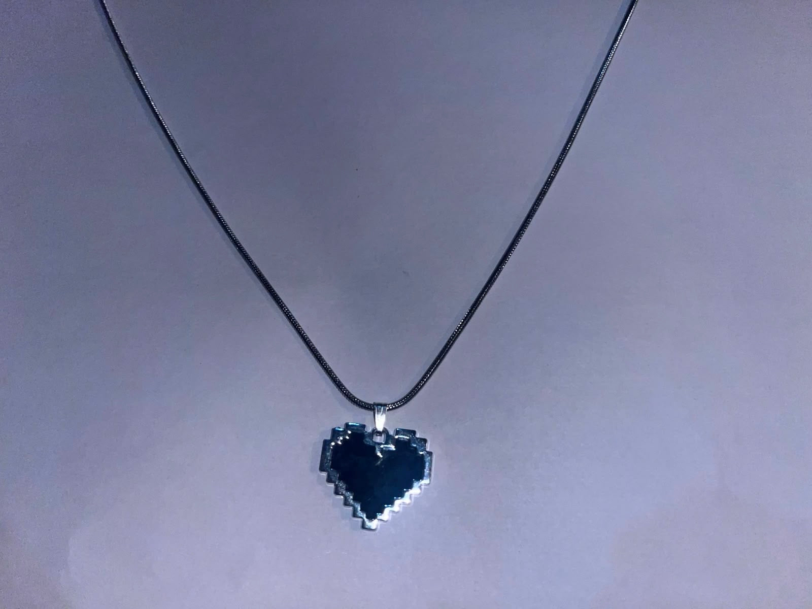 Minecraft Heart Necklace