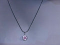 Flower glass necklace